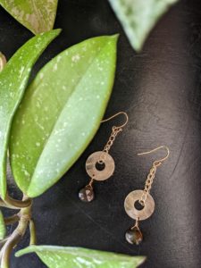 Moon Collection Drum Cymbal Earrings