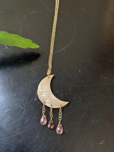 Moon Collection Drum Cymbal Necklace